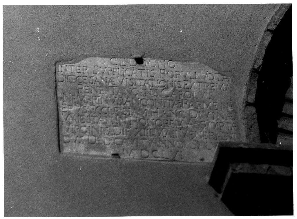 lapide - ambito parmense (sec. XVII)