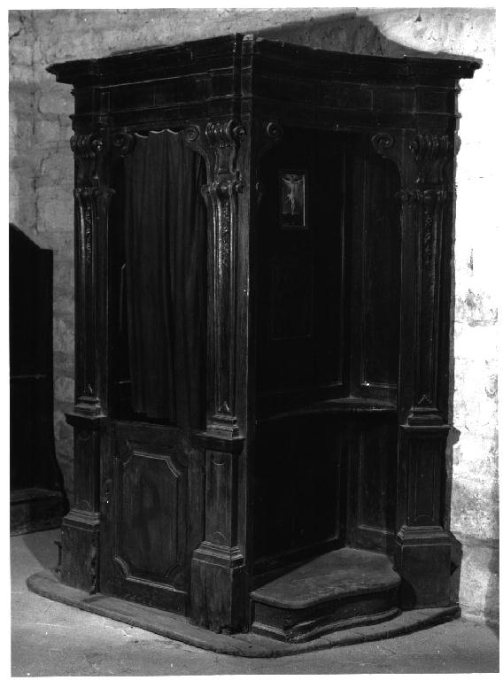 confessionale - ambito parmense (inizio sec. XVIII)