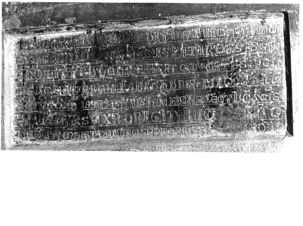 lapide commemorativa - ambito parmense (sec. XI)