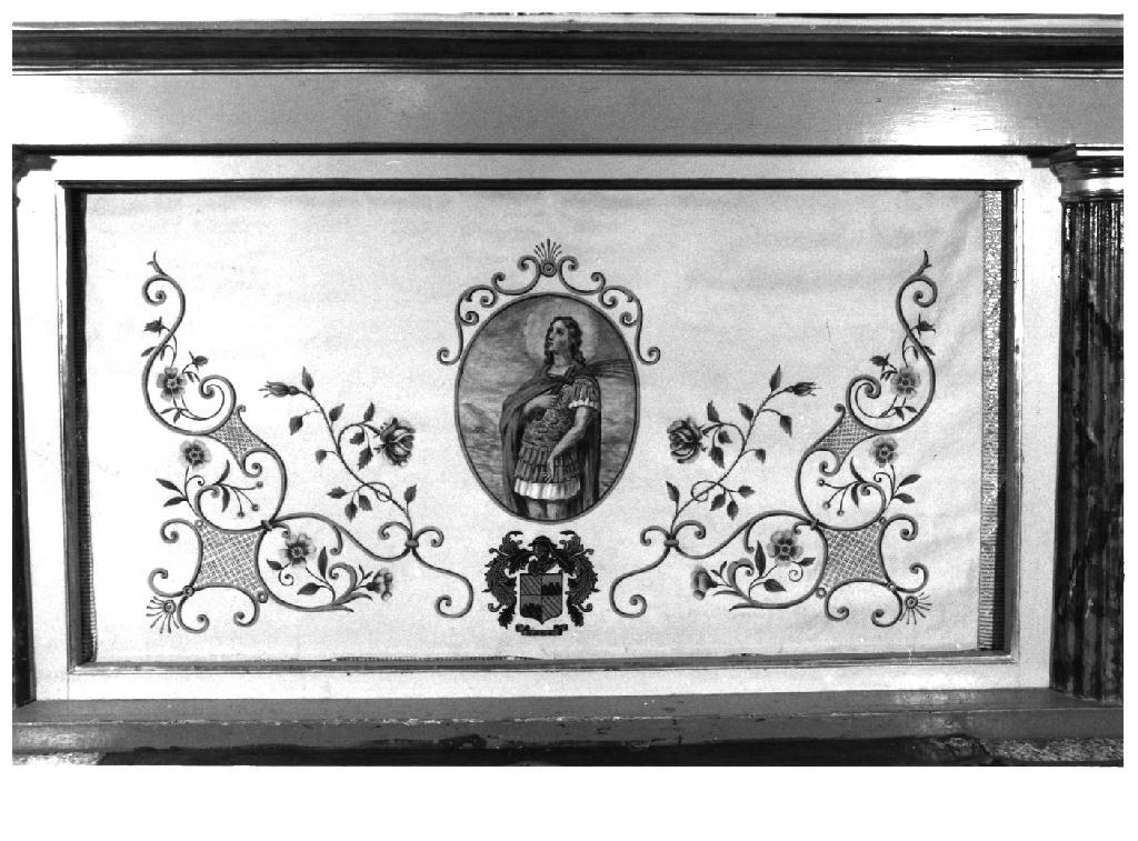 San Donnino con la palma del martirio e la croce (paliotto) - ambito parmense (sec. XX)