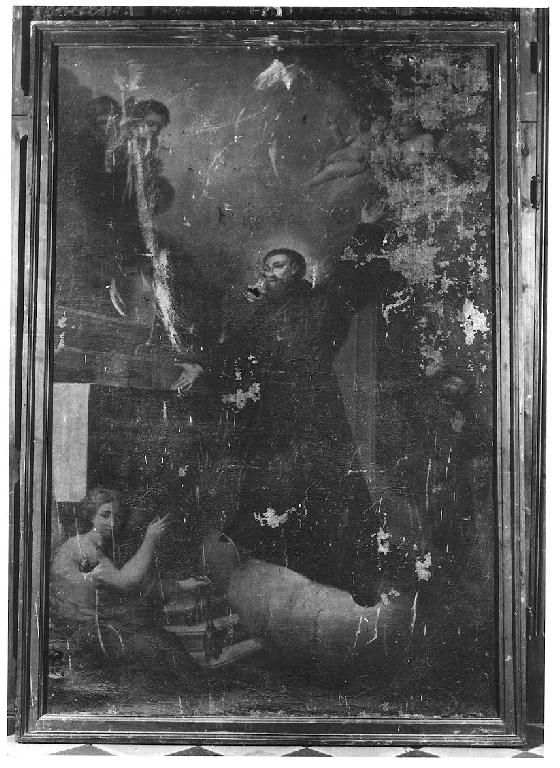 estasi di San Francesco d'Assisi (dipinto) - ambito parmense (sec. XIX)