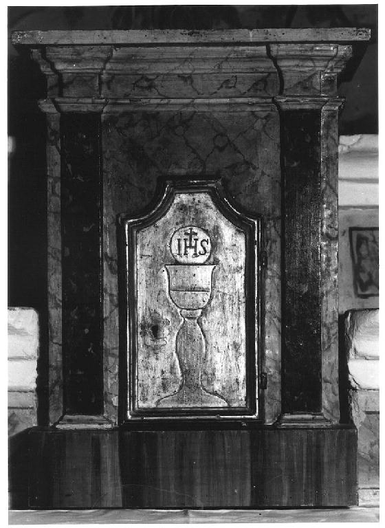 tabernacolo - a tempietto - ambito parmense (sec. XVIII)