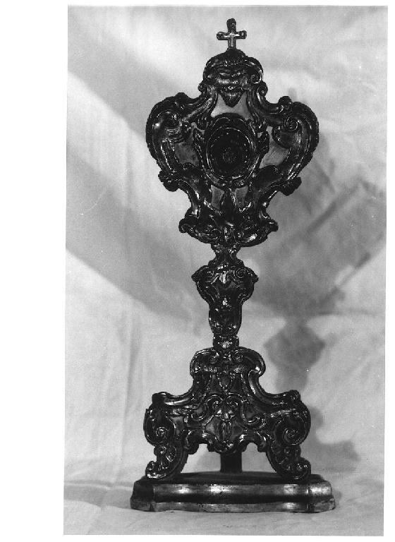 reliquiario - a ostensorio - ambito parmense (sec. XVIII)