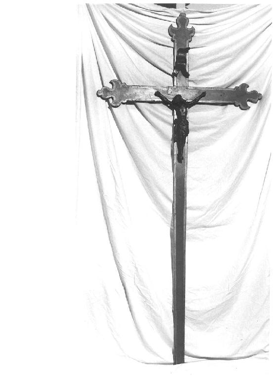 croce processionale - ambito parmense (sec. XVIII)
