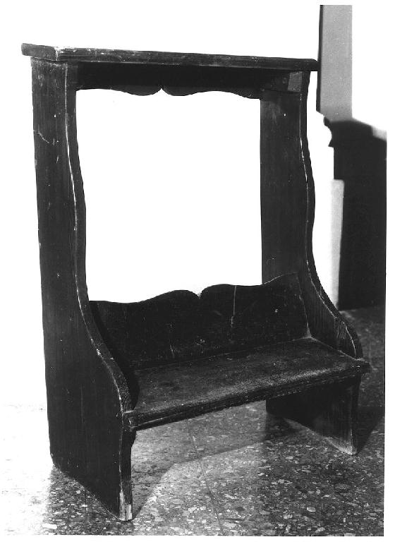 inginocchiatoio - ambito parmense (inizio sec. XX)