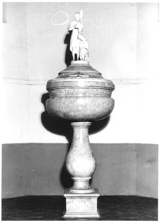 fonte battesimale - ambito parmense (sec. XX)