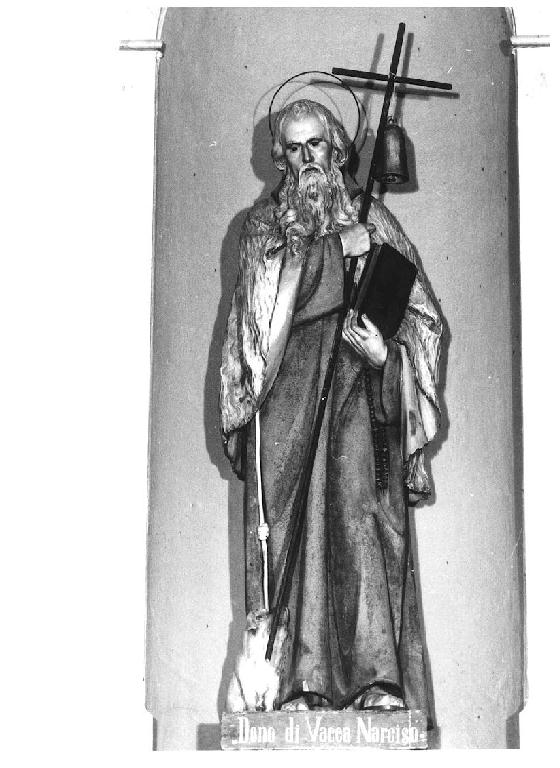 Sant'Antonio Abate (statua) - produzione Italia settentrionale (fine/inizio secc. XIX/ XX)