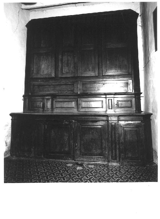 armadio da sacrestia - ambito parmense (sec. XVIII)