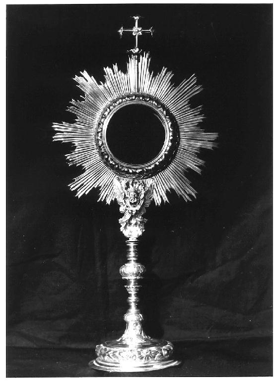 ostensorio - ambito parmense (sec. XIX)