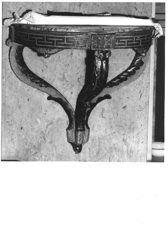 console - ambito parmense (seconda metà sec. XVIII)