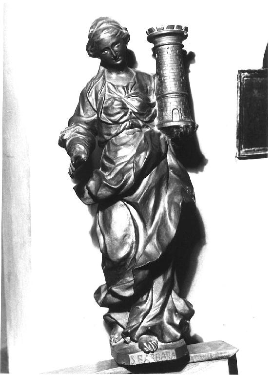 Santa Barbara (statua) - produzione italiana (sec. XX)