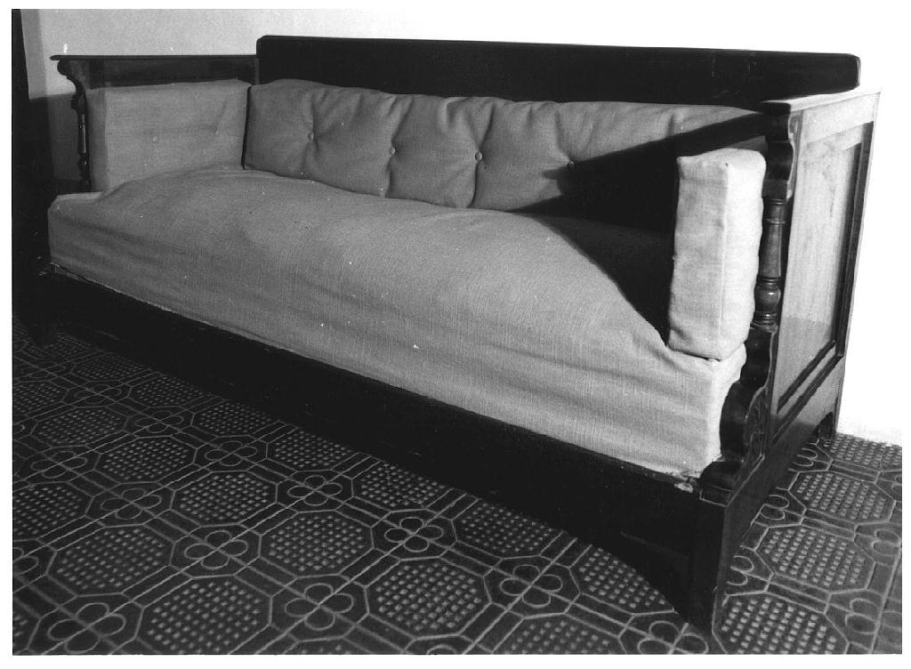 divano - ambito parmense (inizio sec. XX)