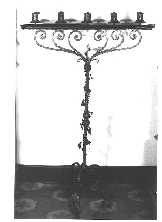 candelabro - ambito parmense (sec. XIX)
