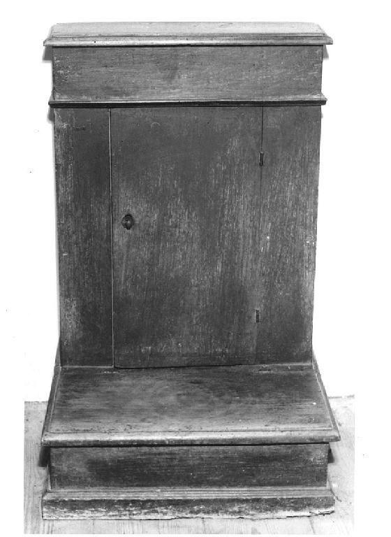 inginocchiatoio - ambito parmense (sec. XIX)