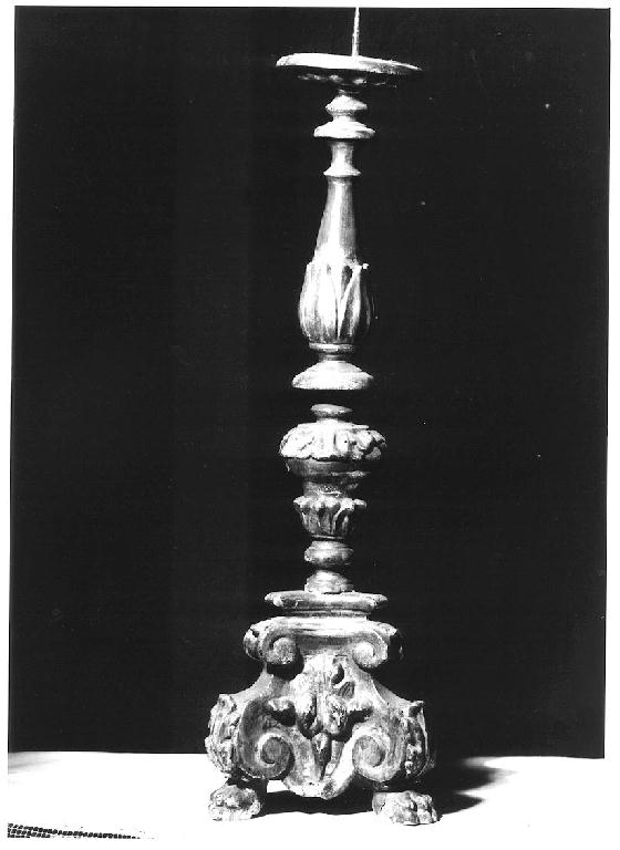 candeliere - ambito parmense (fine/inizio secc. XVII/ XVIII)