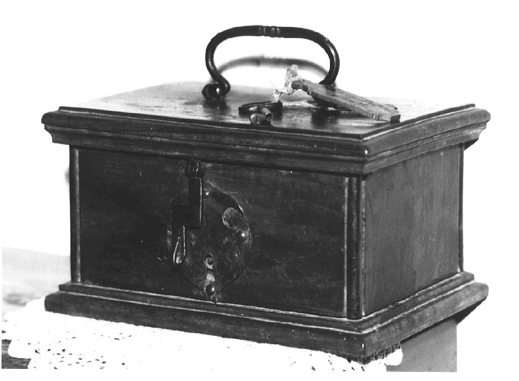 custodia - dei vasi per la riserva degli oli santi - ambito parmense (inizio sec. XVII)