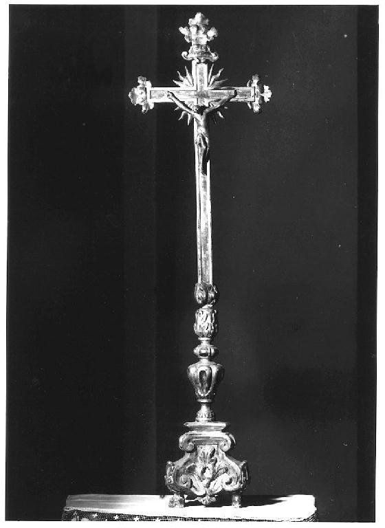 croce d'altare - ambito parmense (inizio sec. XVIII)