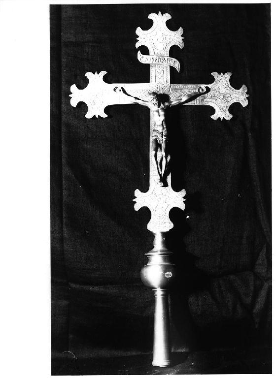 croce processionale - ambito emiliano (sec. XIX)
