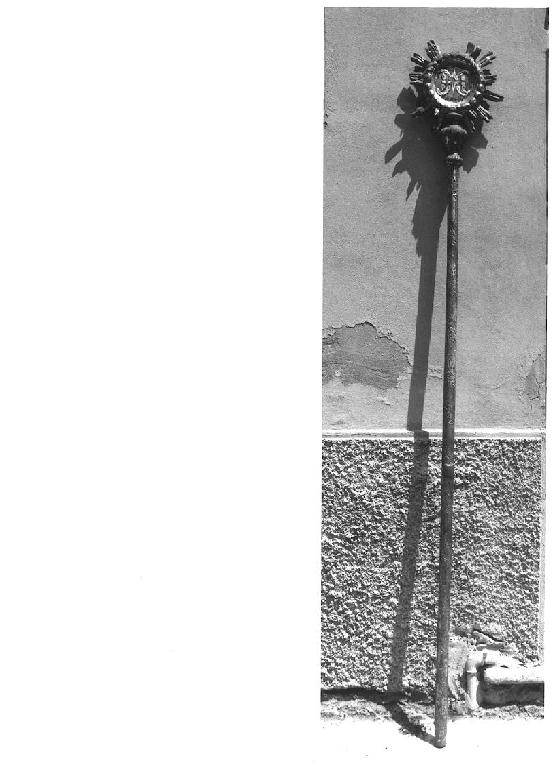 mazza processionale - ambito parmense (sec. XVIII)