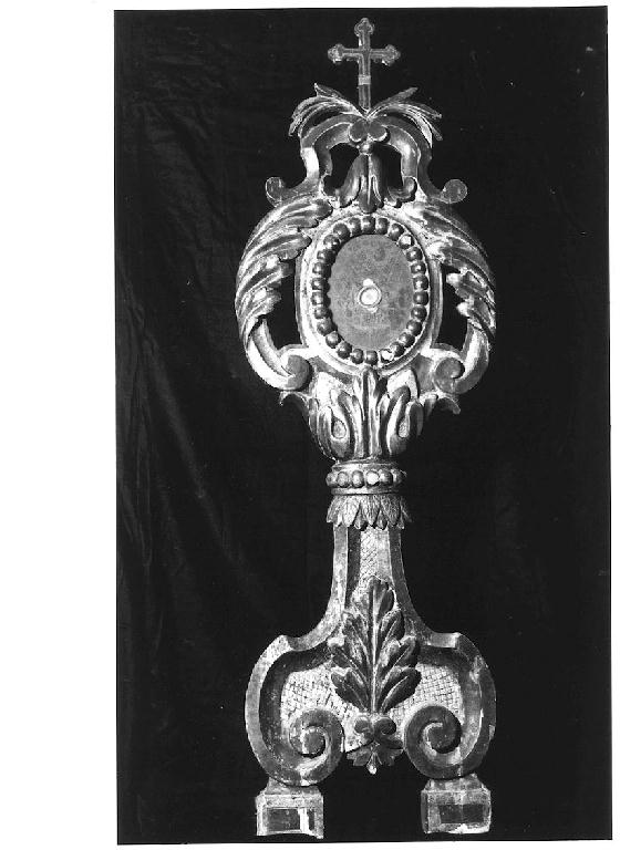 reliquiario - a ostensorio - ambito parmense (fine sec. XVIII)