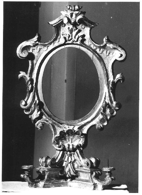 reliquiario - a ostensorio - manifattura parmense (sec. XVIII)