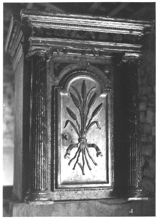 tabernacolo - ambito parmense (seconda metà sec. XVIII)