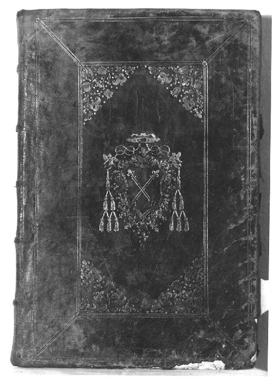 coperta di libro - ambito parmense (sec. XIX)