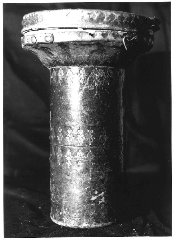 custodia di calice - ambito parmense (sec. XVIII)