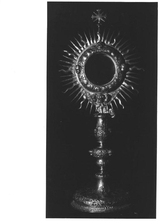 ostensorio - ambito parmense (sec. XVII)