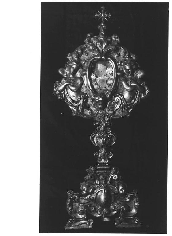 reliquiario - a ostensorio - ambito parmense (sec. XVIII)