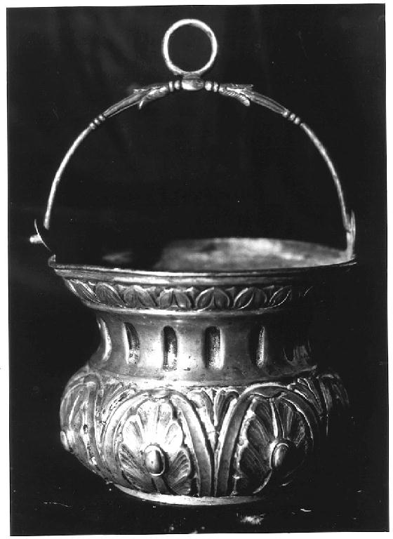 secchiello per l'acqua benedetta - ambito parmense (metà sec. XVIII)