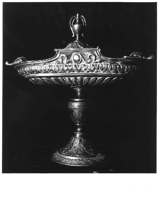 navicella portaincenso - ambito parmense (sec. XIX)