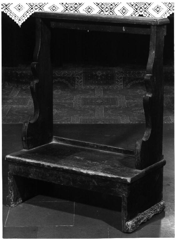 inginocchiatoio, serie - ambito parmense (fine sec. XVIII)