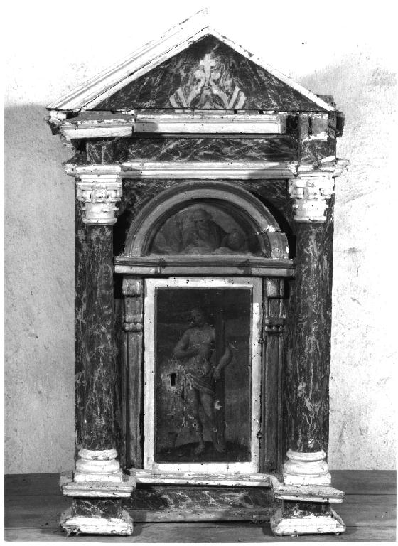 tabernacolo - ambito parmense (metà sec. XVIII)