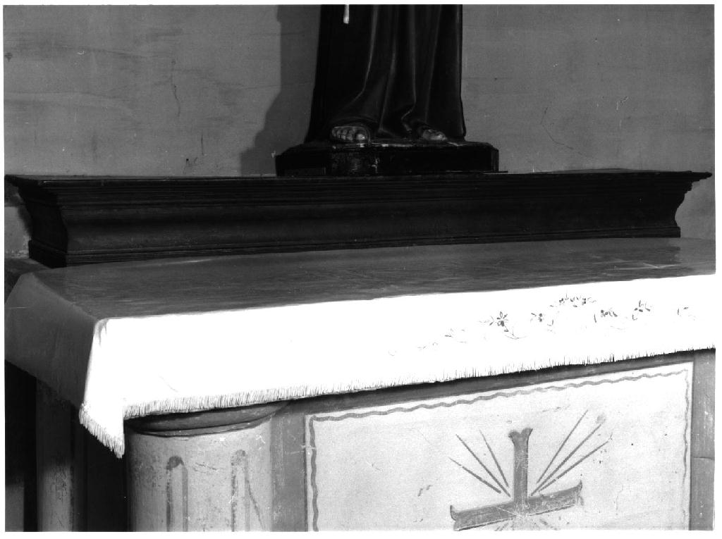 gradino d'altare, elemento d'insieme - ambito parmense (sec. XVIII)