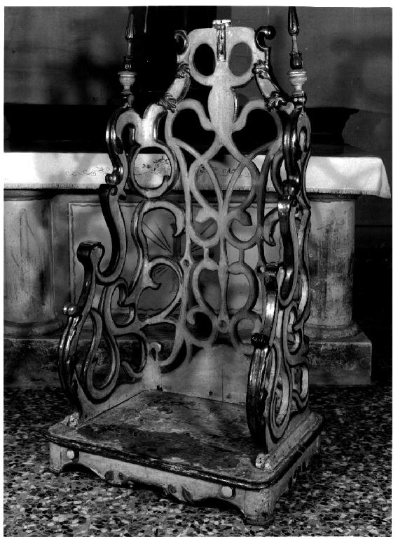 macchina processionale - ambito parmense (fine/inizio secc. XVIII/ XIX)