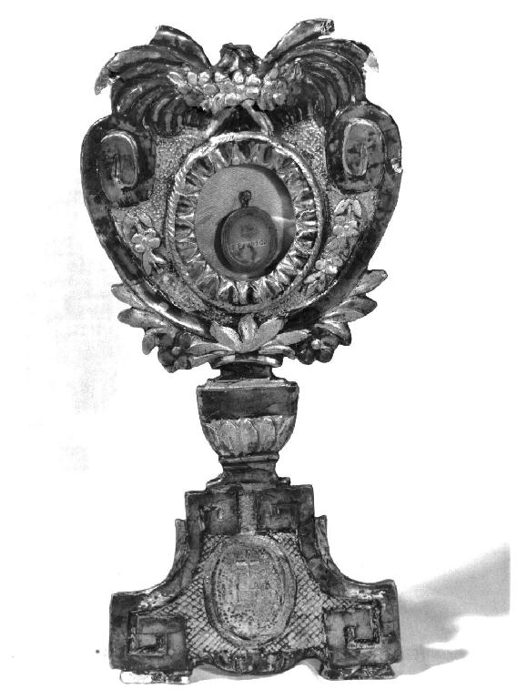 reliquiario - a ostensorio - ambito parmense (fine sec. XVIII)