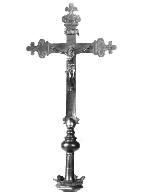 croce processionale - ambito emiliano (fine sec. XVIII)