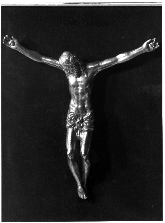 Cristo crocifisso (scultura, elemento d'insieme) - ambito emiliano (sec. XVI)