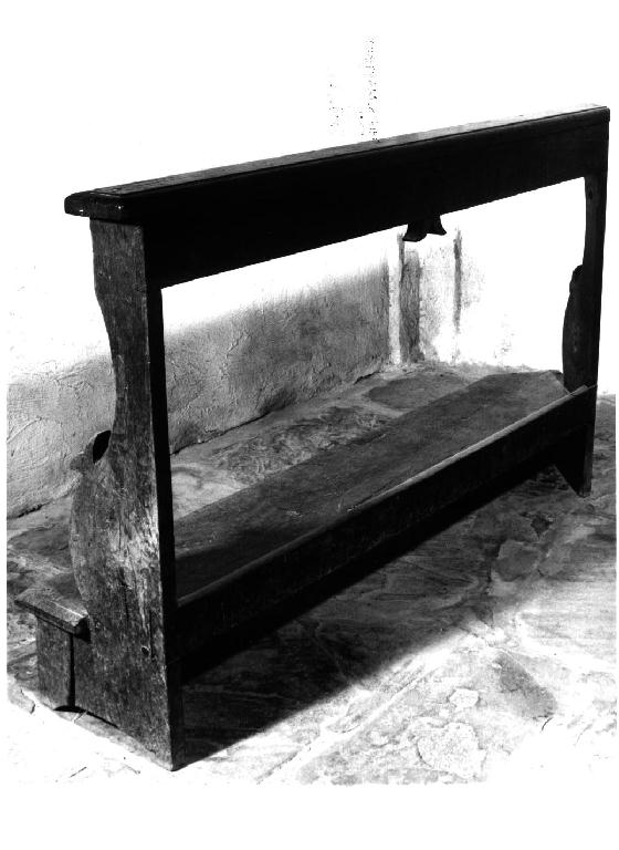 banco da chiesa, serie - ambito parmense (seconda metà sec. XVIII)