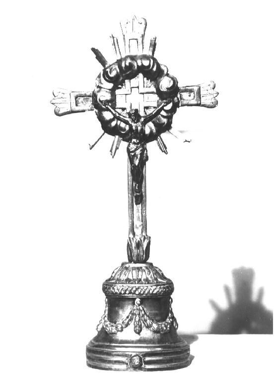 stauroteca - ambito parmense (prima metà sec. XIX)