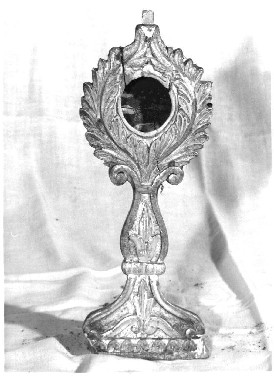 reliquiario - a ostensorio - ambito parmense (seconda metà sec. XVIII)