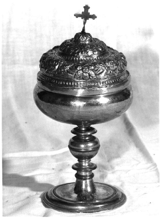 pisside - ambito parmense (seconda metà sec. XVII)