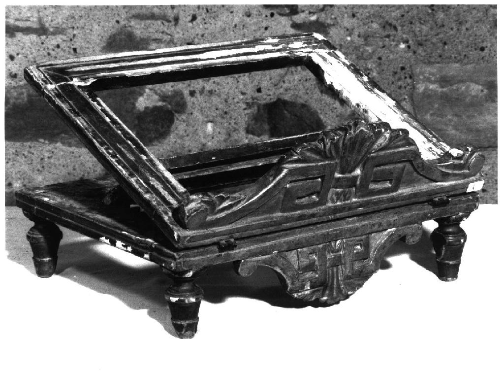 leggio da tavolo - ambito parmense (sec. XVIII)