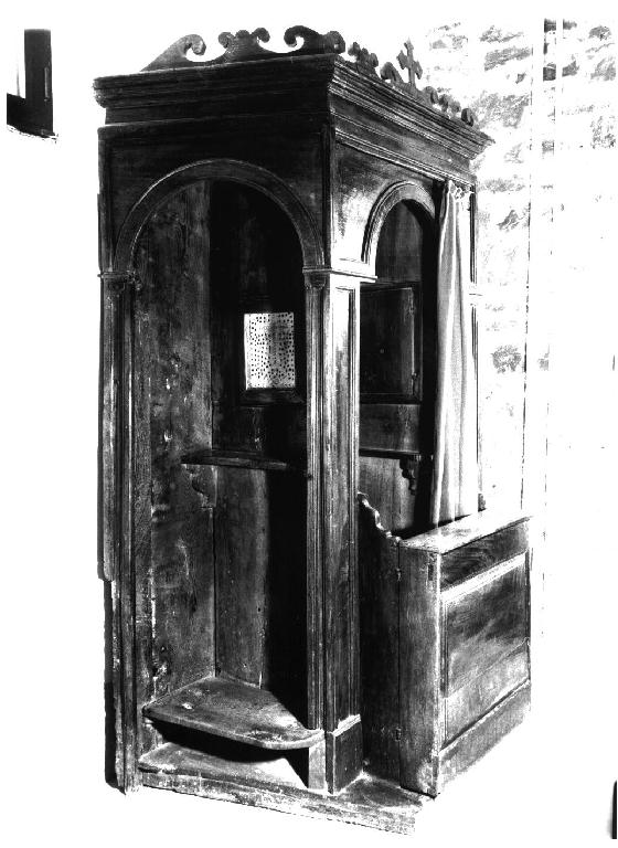 confessionale - ambito parmense (sec. XVIII)