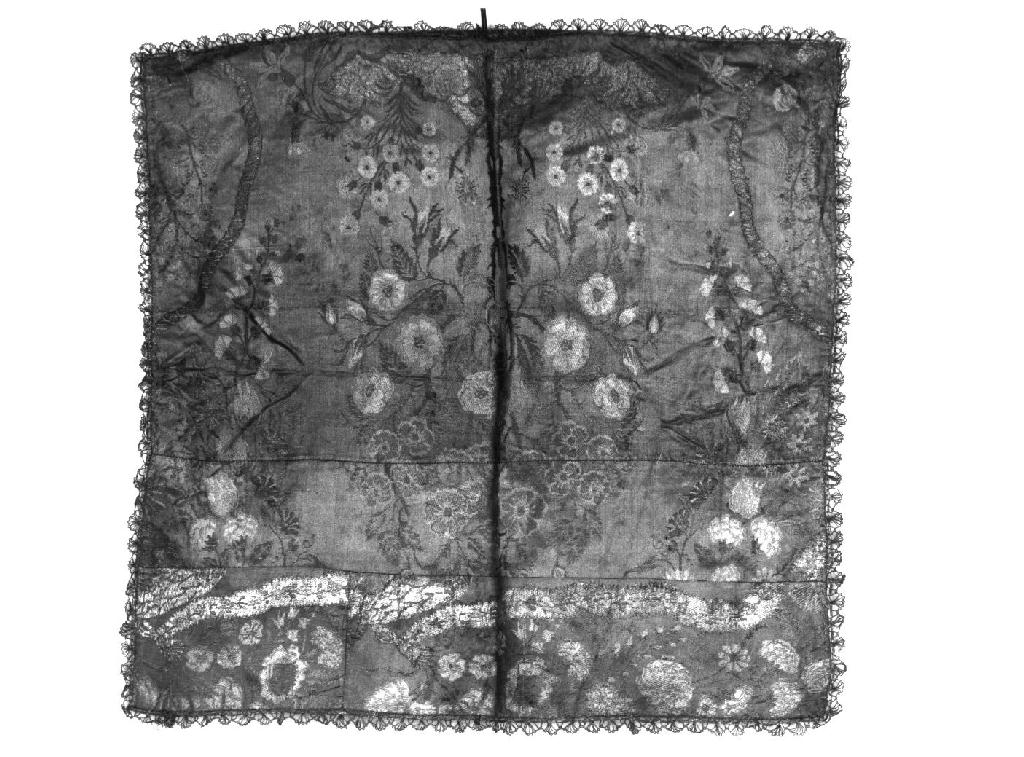 velo omerale - manifattura italiana (sec. XIX)