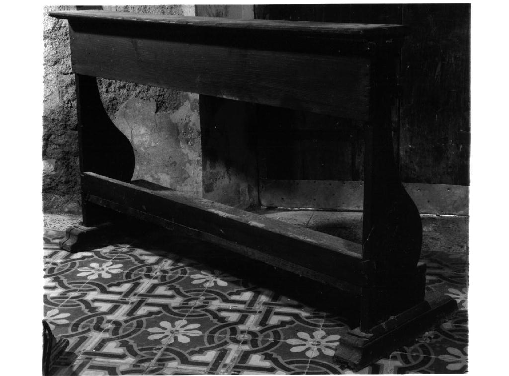 inginocchiatoio - ambito parmense (fine/inizio secc. XVIII/ XIX)