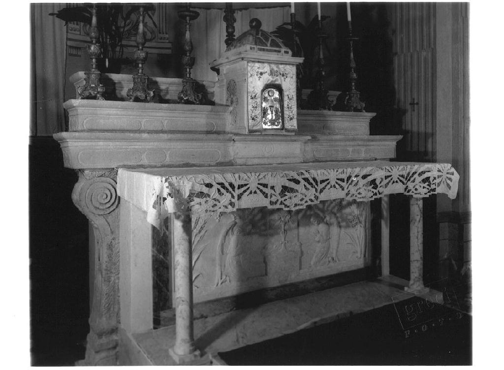 altare maggiore - ambito parmense (secondo quarto sec. XVIII)