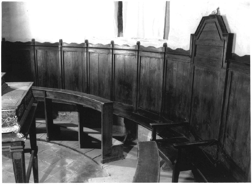 stalli del coro - ambito parmense (secondo quarto sec. XX)