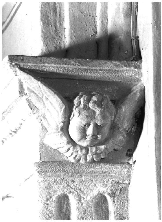 cherubino (scultura, serie) - ambito parmense (primo quarto sec. XVIII)